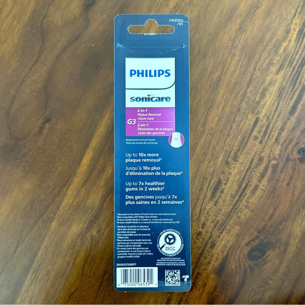 Philips Sonicare G3 toothbrush heads (4 pack) - Picture 3 of 5